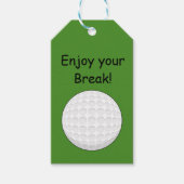 Golf Ball Personalize Geschenkanhänger (Vorderseite)