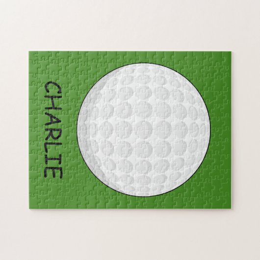 Golf Ball Personalize Puzzle (Horizontal)