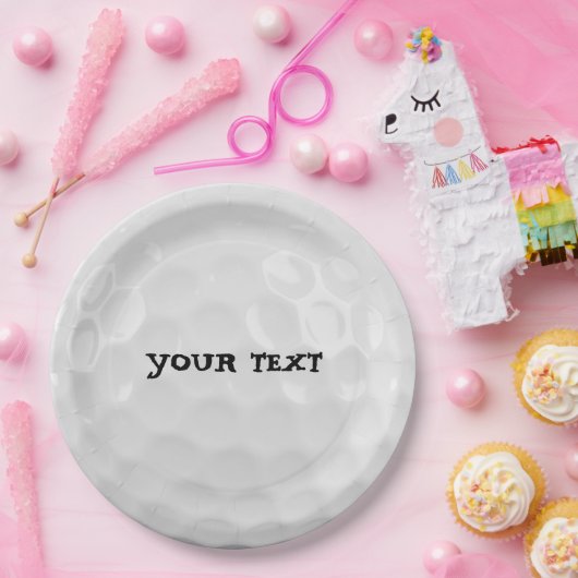 Golf Ball Plate anpassen Pappteller (Party)