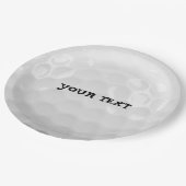 Golf Ball Plate anpassen Pappteller (Schrägansicht)