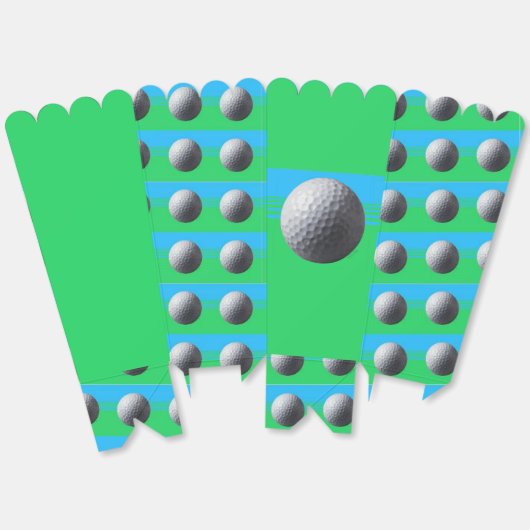 Golf Ball Popcornboxen Geschenkschachtel (Ungeklappt)