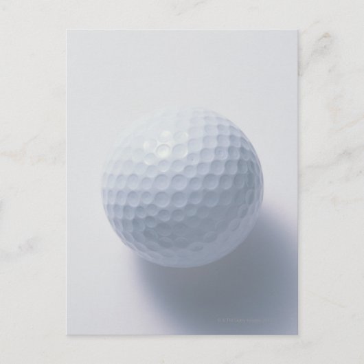 Golf Ball Postkarte (Vorderseite)