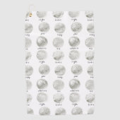 Golf Ball Potenzial Golfhandtuch (Vorderseite)