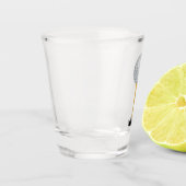 Golf Ball Print Schnapsglas (Links)