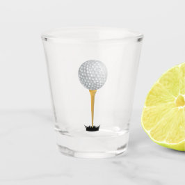 Golf Ball Print Schnapsglas