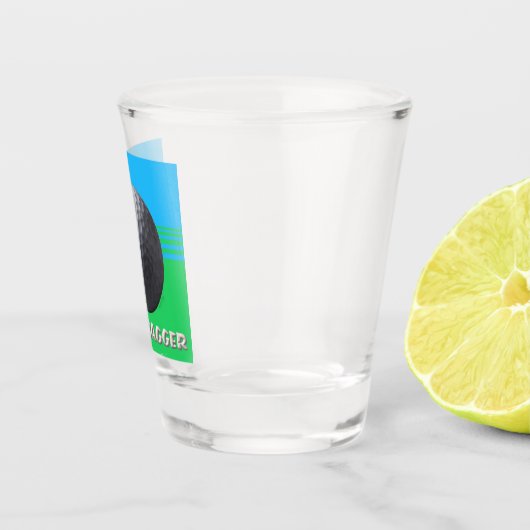 Golf Ball Sandbagger-Schiebeglas Schnapsglas (Rechts)