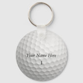 Golf Ball Schlüsselanhänger Passen Sie Ihren Namen (Vorderseite)