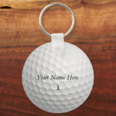 Golf Ball Schlüsselanhänger Passen Sie Ihren Namen (Vorderseite)