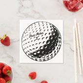 Golf Ball Serviette (Beispiel)