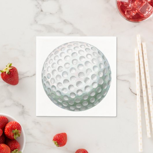 Golf Ball Serviette (Beispiel)