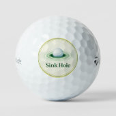 Golf Ball | Sink Hole Design | Fun Corporate Gift (Vorderseite)