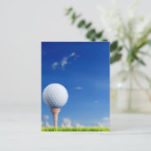 Golf Ball Sky Postkarte (Stehend Vorderseite)