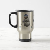 Golf Ball Snowman Reisebecher (Links)