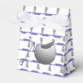 Golf Ball Snowman Weihnachten Geschenkschachtel