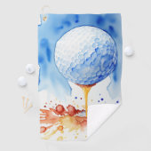 Golf Ball Splash Golf Handtuch (Insitu)
