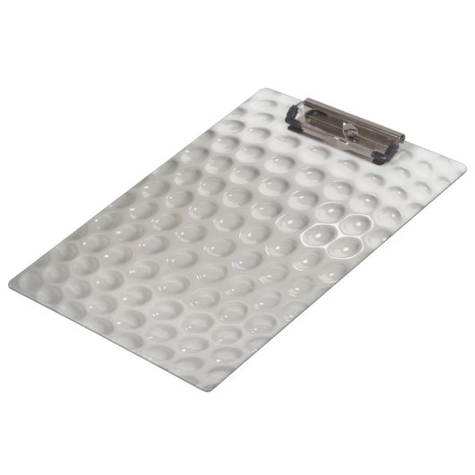Golf Ball Sport Klemmbrett (Schrägansicht)