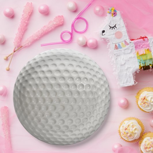 Golf Ball Sport Pappteller (Party)