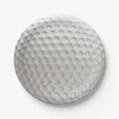 Golf Ball Sport Pappteller (Vorderseite)