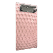 Golf Ball Sport Pink Mini Klemmbrett (Schrägansicht)