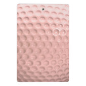 Golf Ball Sport Pink Mini Klemmbrett (Rückseite)
