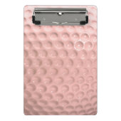 Golf Ball Sport Pink Mini Klemmbrett (Vorderseite)