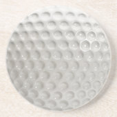 Golf Ball Sport Sandstein Untersetzer (Vorne)
