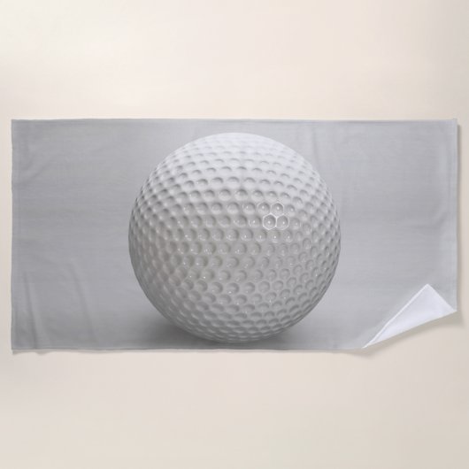 Golf Ball Sport Strandtuch (Vorderseite)