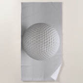 Golf Ball Sport Strandtuch (Vorderseite)