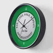 Golf Ball Sportangebot Zitat Goldenes Schwarzes T- Uhr (Winkel)