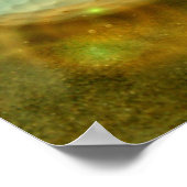 Golf Ball Stack in der Mud Print Poster (Ecke)