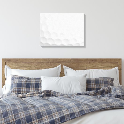 Golf Ball Stretched Canvas Print Leinwanddruck (Insitu (Schlafzimmer))