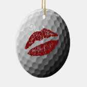 Golf Ball Sweetheart, mehrere Botschaften Ornament (Rechts)