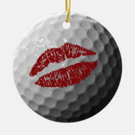 Golf Ball Sweetheart, mehrere Botschaften Ornament