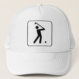 Golf Ball Symbol Hat Truckerkappe