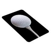 Golf Ball & T-Shirt auf Schwarz - Maßgeschneiderte Magnet (Rechte Seite)