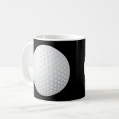 Golf-Ball-Tasse Kaffeetasse (Vorderseite Links)