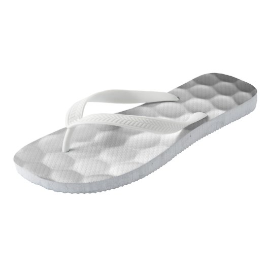 Golf Ball Textur Badesandalen (Schrägansicht)