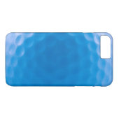 Golf Ball Textur Dimples Arctic Blue Case-Mate iPhone Hülle (Rückseite (Horizontal))
