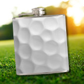 Golf Ball Textur Flachmann