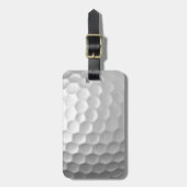 Golf Ball Textur Gepäckanhänger (Vorderseite vertikal)