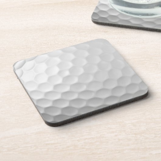 Golf Ball Textur Getränkeuntersetzer (Linke Seite)