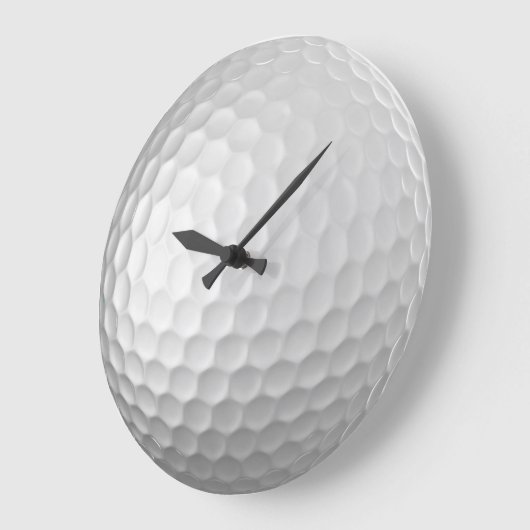 Golf Ball Textur Große Wanduhr (Winkel)