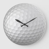 Golf Ball Textur Große Wanduhr (Vorderseite)
