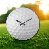 Golf Ball Textur Große Wanduhr