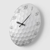Golf Ball Textur Große Wanduhr (Winkel)