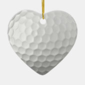 Golf Ball Textur Keramik Ornament (Vorne)