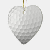 Golf Ball Textur Keramik Ornament (Links)
