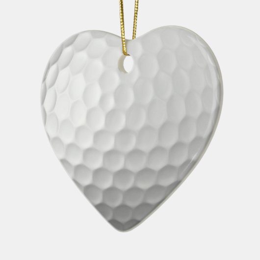 Golf Ball Textur Keramik Ornament (Links)