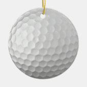Golf Ball Textur Keramik Ornament (Vorne)