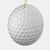 Golf Ball Textur Keramik Ornament (Links)